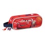 Trousse d'écolier Cars Double Vision Rouge Blue marine (21 x 8 x 6 cm)