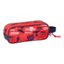 Trousse d'écolier Cars Double Vision Rouge Blue marine (21 x 8 x 6 cm)