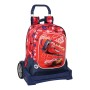 Cartable à roulettes Cars Double Vision Rouge Blue marine (32 x 42 x 14 cm)