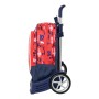 Cartable à roulettes Cars Double Vision Rouge Blue marine (32 x 42 x 14 cm)