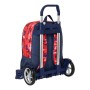 Cartable à roulettes Cars Double Vision Rouge Blue marine (32 x 42 x 14 cm)