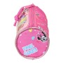 Trousse d'écolier cylindrique Minnie Mouse Lucky Rose (20 x 7 x 7 cm)