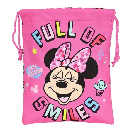 Sac à goûter Minnie Mouse Lucky Rose (20 x 25 x 2 cm)