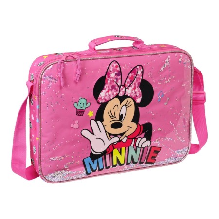 Cartable d'école Minnie Mouse Lucky Rose (38 x 28 x 6 cm)