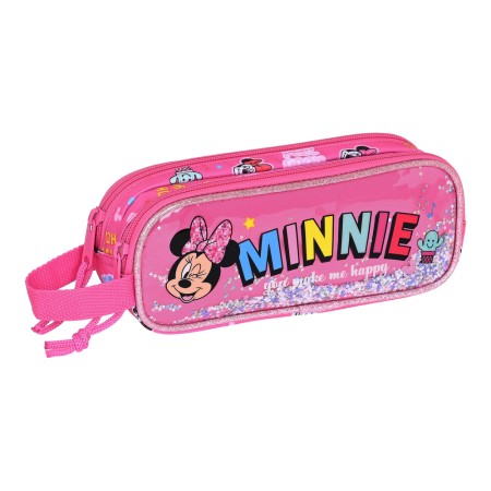 Trousse d'écolier Minnie Mouse Lucky Rose (21 x 8 x 6 cm)