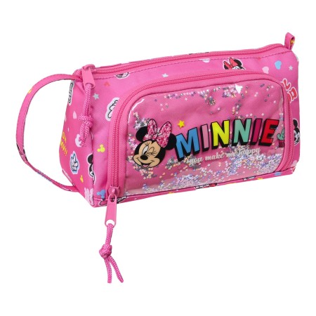 Trousse d'écolier Minnie Mouse Lucky Rose (20 x 11 x 8.5 cm)