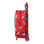 Cartable à roulettes Mickey Mouse Clubhouse Happy Smiles Rouge Bleu (22 x 28 x 10 cm)