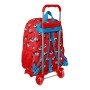 Cartable à roulettes Mickey Mouse Clubhouse Happy Smiles Rouge Bleu (33 x 42 x 14 cm)