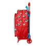 Cartable à roulettes Mickey Mouse Clubhouse Happy Smiles Rouge Bleu (33 x 42 x 14 cm)