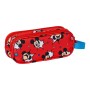 Trousse d'écolier Mickey Mouse Clubhouse Happy Smiles Rouge Bleu (21 x 8 x 6 cm)