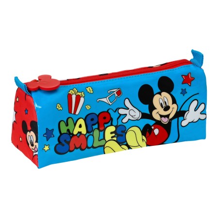 Trousse d'écolier Mickey Mouse Clubhouse Happy Smiles Rouge Bleu (21 x 8 x 7 cm)