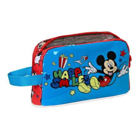 Sac glacière goûter Mickey Mouse Clubhouse Happy Smiles Rouge Bleu (21.5 x 12 x 6.5 cm)