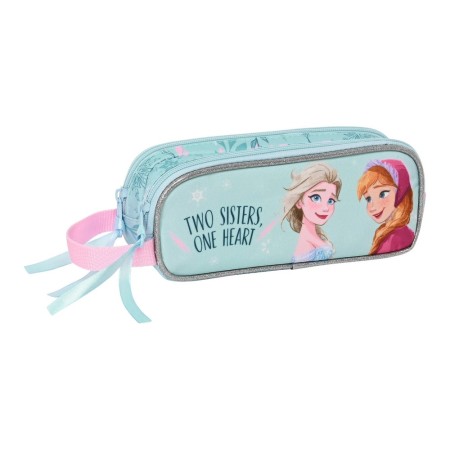 Trousse d'écolier Frozen One Heart Vert turquoise (21 x 8 x 6 cm)