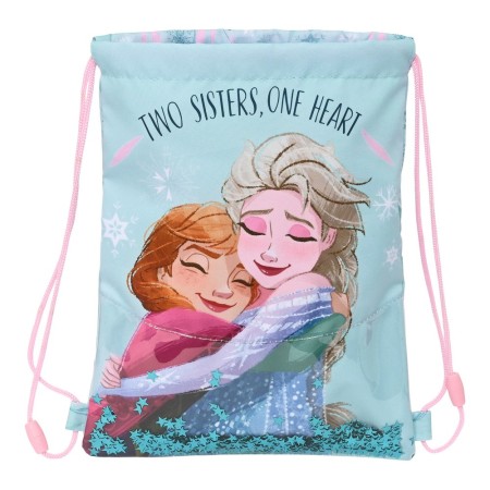 Sac à dos serré par des ficelles Frozen One heart (26 x 34 x 1 cm)