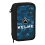 Plumier double Kelme Break Noir Blue marine (12.5 x 19.5 x 4 cm) (28 pcs)