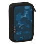 Plumier double Kelme Break Noir Blue marine (12.5 x 19.5 x 4 cm) (28 pcs)