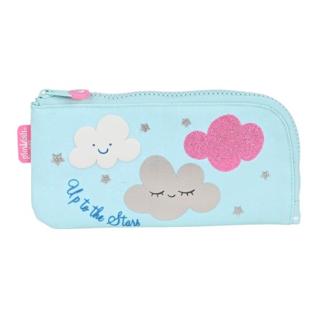 Trousse d'écolier Glow Lab Nube Bleu clair (23 x 11 x 1 cm)