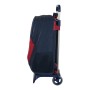 Cartable à roulettes F.C. Barcelona Corporativa Bleu Bordeaux (32 x 44 x 16 cm)