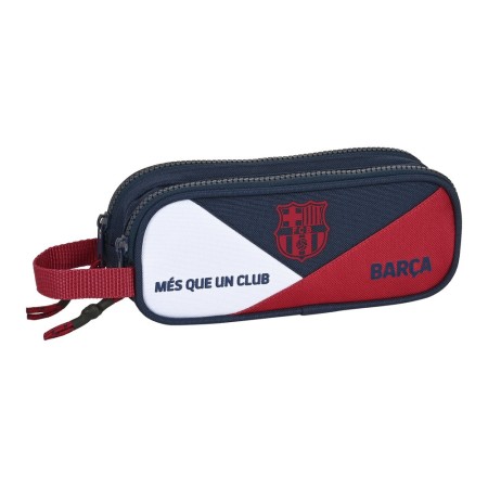 Trousse d'écolier F.C. Barcelona Bleu Bordeaux (21 x 8 x 6 cm)