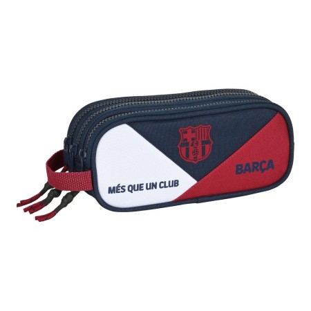 Trousse d'écolier F.C. Barcelona Bleu Bordeaux (21 x 8.5 x 7 cm)