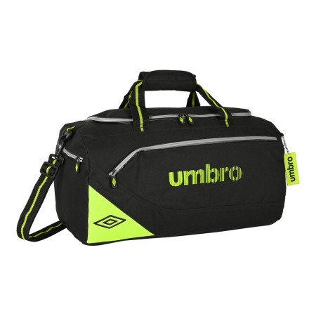 Sac de sport Umbro Essentials Noir Citron (50 x 25 x 25 cm)