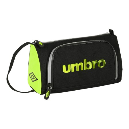 Trousse d'écolier Umbro Essentials Noir Citron (20 x 11 x 8.5 cm) (32 Pièces)