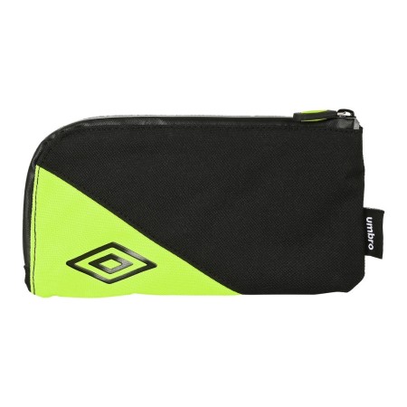 Trousse d'écolier Umbro Essentials Noir Citron (23 x 11 x 1 cm)