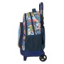 Cartable à roulettes Hot Wheels Challenge Blue marine (33 x 45 x 22 cm)