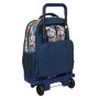 Cartable à roulettes Hot Wheels Challenge Blue marine (33 x 45 x 22 cm)