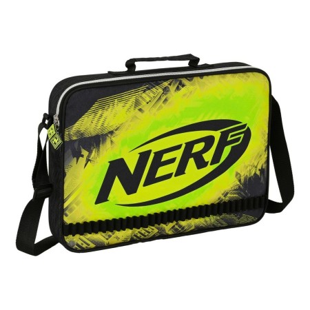 Cartable d'école Nerf Neon Noir Citron (38 x 28 x 6 cm)