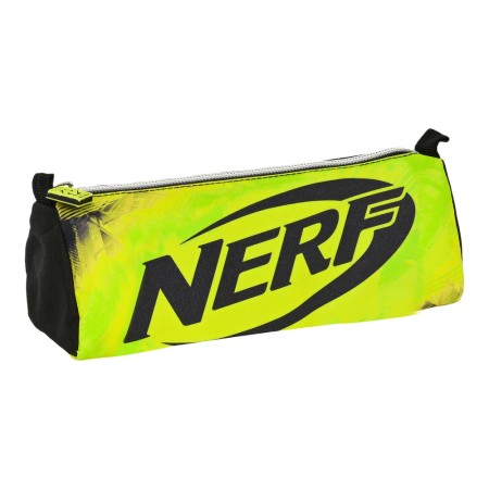 Trousse d'écolier Nerf Neon Noir Citron (21 x 8 x 7 cm)