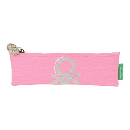 Trousse d'écolier Benetton Flamingo Pink Rose (20 x 6 x 1 cm)