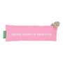 Trousse d'écolier Benetton Flamingo Pink Rose (20 x 6 x 1 cm)