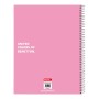 Cahier à Spirale Benetton Flamingo pink Rose A4