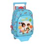 Cartable à roulettes Cleo & Cuquin Good Night Bleu (26 x 34 x 11 cm)