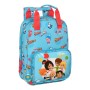 Cartable Cleo & Cuquin Good night Bleu (20 x 28 x 8 cm)