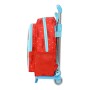 Cartable à roulettes SuperThings Kazoom Kids Rouge Bleu clair (27 x 33 x 10 cm)