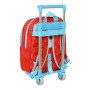 Cartable à roulettes SuperThings Kazoom Kids Rouge Bleu clair (27 x 33 x 10 cm)