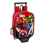 Cartable à roulettes The Avengers Infinity Rouge Noir (22 x 28 x 10 cm)