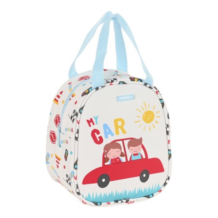 Sac glacière goûter Safta My car Blanc Multicouleur (19 x 22 x 14 cm)