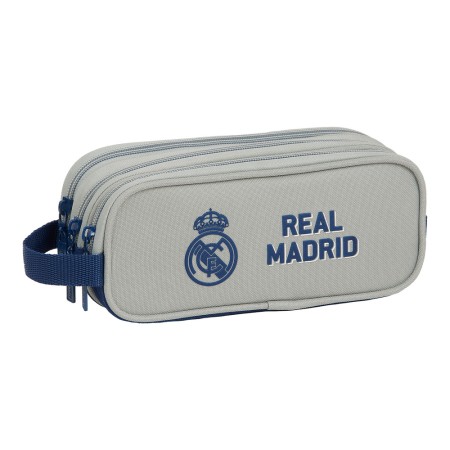 Trousse d'écolier Real Madrid C.F. Stone Gris Blue marine (21 x 8.5 x 7 cm)