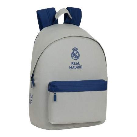 Sacoche pour Portable Real Madrid C.F. Stone Gris Blue marine (31 x 41 x 16 cm)