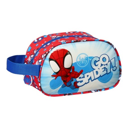 Trousse de toilette enfant Spiderman Rouge Bleu (26 x 15 x 12 cm)