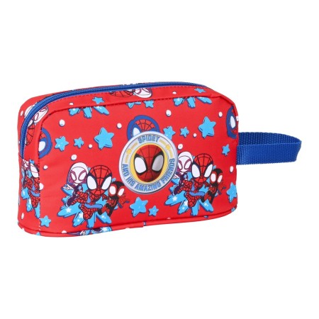 Sac glacière goûter Spiderman Spidey Rouge Bleu (21.5 x 12 x 6.5 cm)