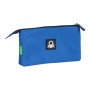 Trousse d'écolier Benetton Classic Blue Bleu (22 x 12 x 3 cm)