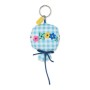 Porte-clés BlackFit8 Fly with me Blanc Bleu ciel