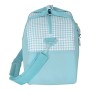 Sac de sport BlackFit8 Fly With Me Blanc Bleu ciel (50 x 26 x 20 cm)