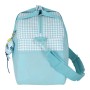 Sac de sport BlackFit8 Fly With Me Blanc Bleu ciel (50 x 26 x 20 cm)