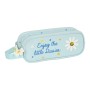 Trousse d'écolier BlackFit8 Daisies Bleu clair (21 x 8 x 6 cm)