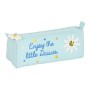 Trousse d'écolier BlackFit8 Daisies Bleu clair (21 x 8 x 7 cm)